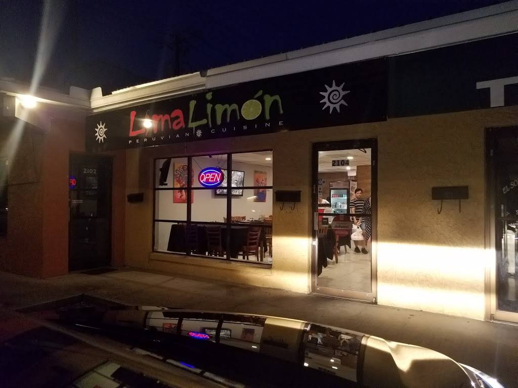 Lima limón Peruvian Cuisine Tampa | restaurant | 2104 W Busch Blvd, Tampa, FL 33612, USA | 8135747509 OR +1 813-574-7509