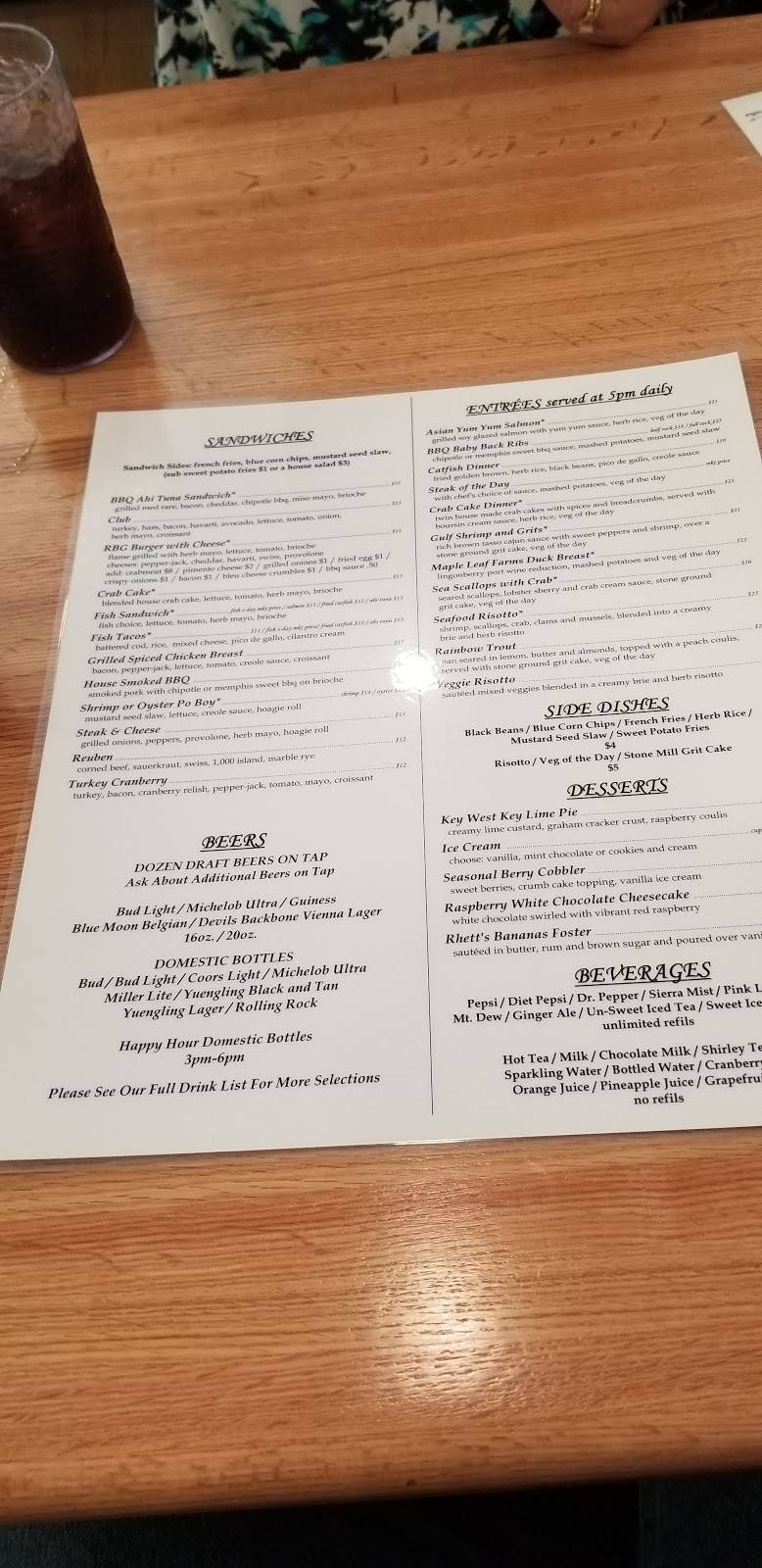 Rhetts Bar & Grill | restaurant | 134 Wood Ridge Terrace Suite 100, Zion Crossroads, VA 22942, USA | 5408326280 OR +1 540-832-6280