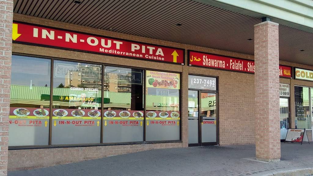 In N Out Pita | restaurant | 10520 Yonge St, Richmond Hill, ON L4C 3C7, Canada | 9052377482 OR +1 905-237-7482