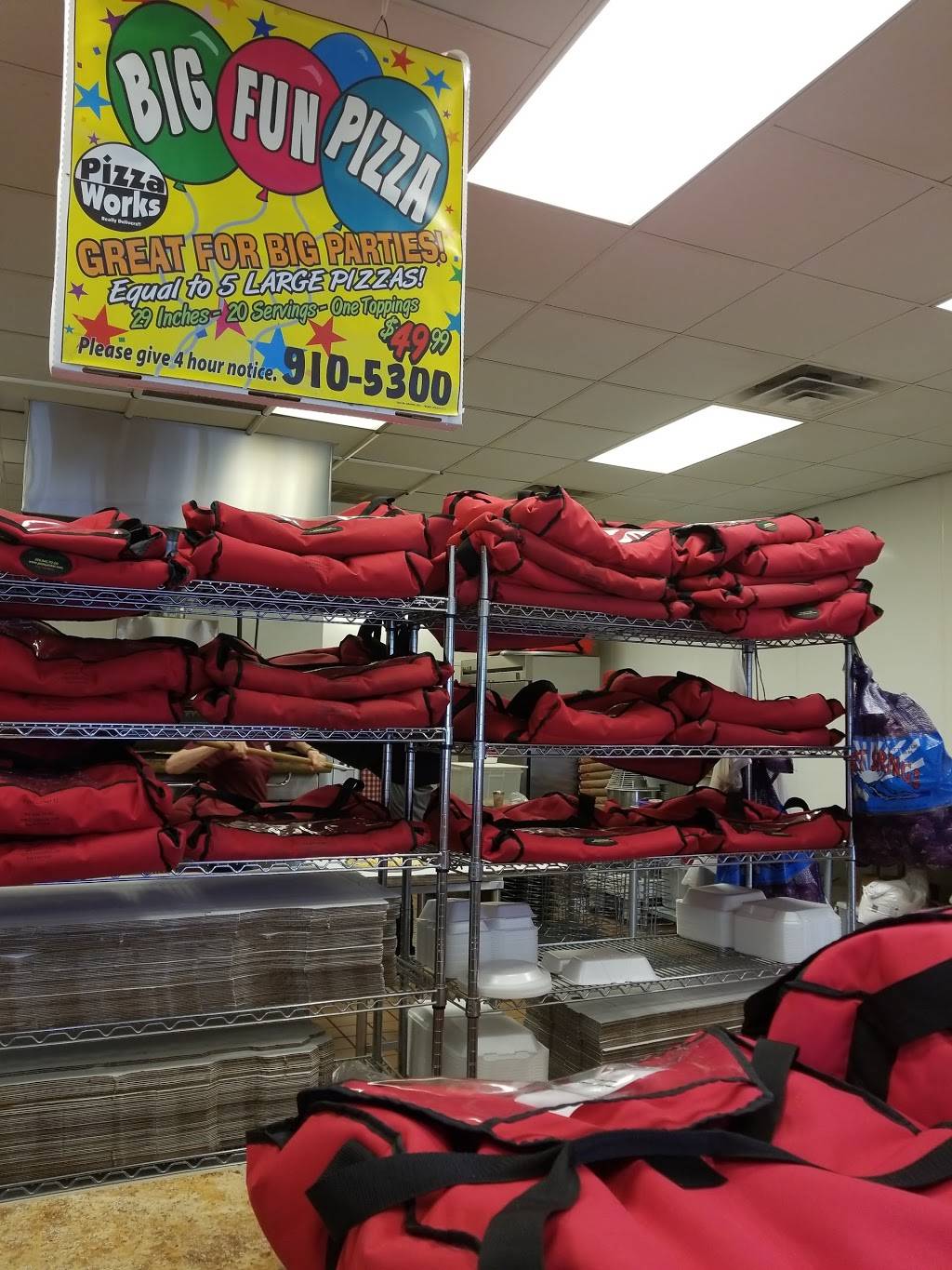 Pizza Works | meal delivery | Jonesboro, AR 72404, USA | 8709105300 OR +1 870-910-5300