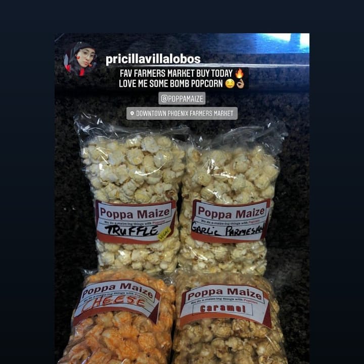 Poppamaize Popcorn | meal takeaway | 3616 N Dobson Rd, Chandler, AZ 85224, USA | 6026962673 OR +1 602-696-2673