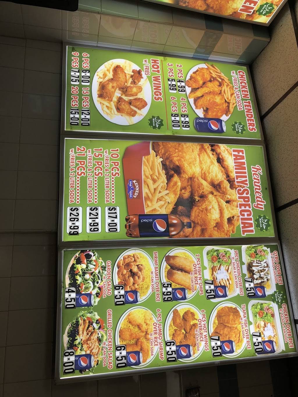 Kennedy Fried Chicken | restaurant | 50 Sip Ave, Jersey City, NJ 07306, USA | 2016591055 OR +1 201-659-1055