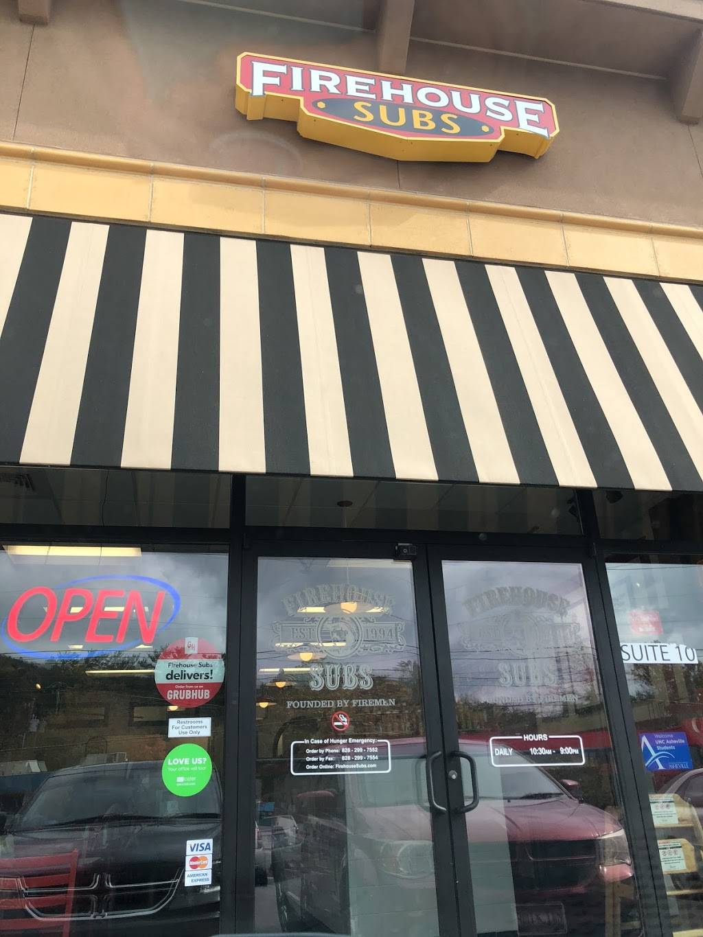 Firehouse Subs | meal delivery | 168 Tunnel Rd #10, Asheville, NC 28805, USA | 8282997552 OR +1 828-299-7552