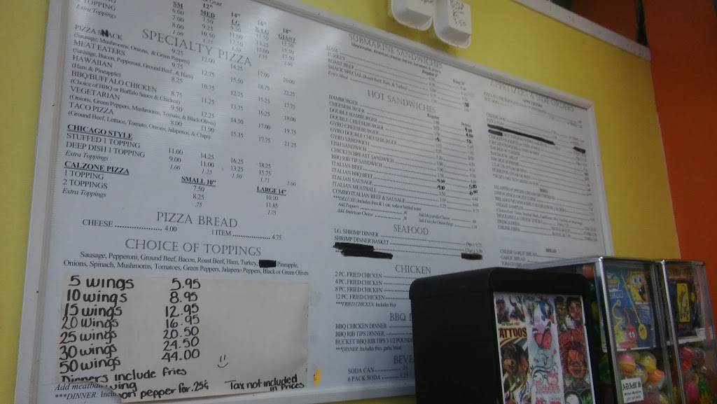 Pizza Snack | restaurant | 7450 Columbia Ave, Hammond, IN 46324, USA | 2199331800 OR +1 219-933-1800