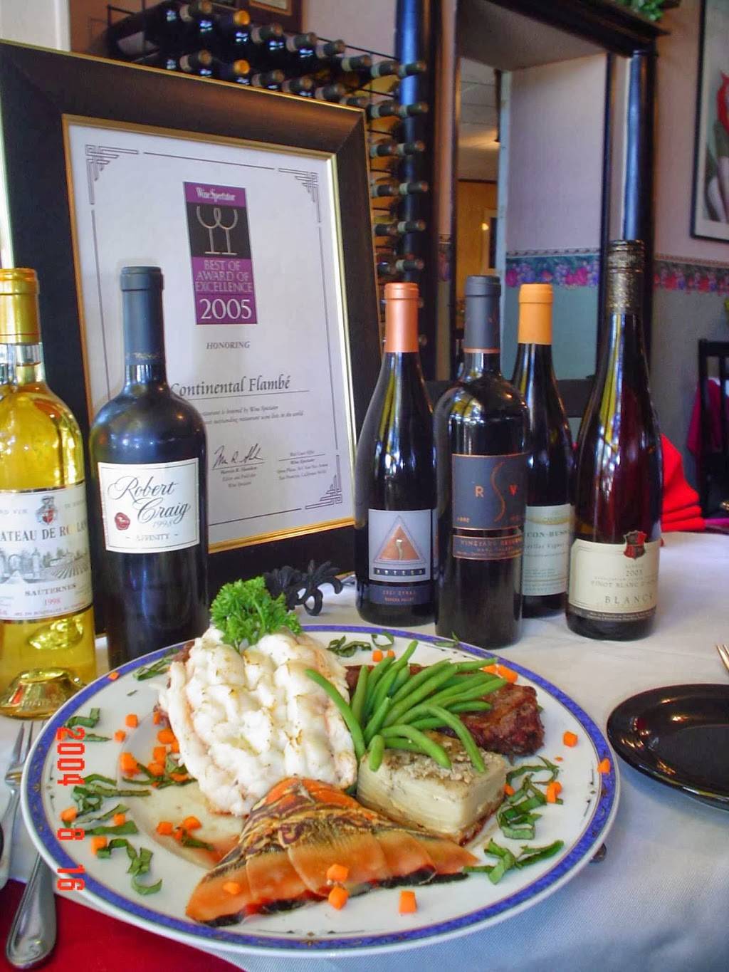 Continental Flambe | restaurant | 936 E New Haven Ave, Melbourne, FL 32901, USA | 3213726002 OR +1 321-372-6002