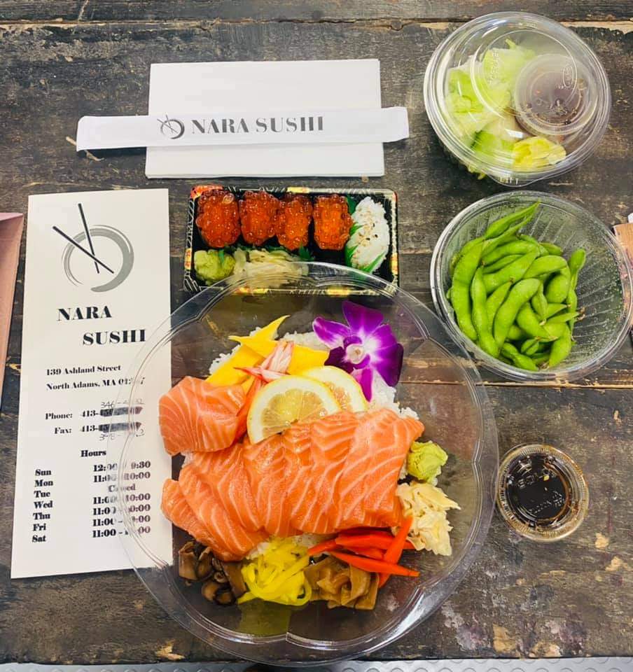 NARA SUSHI | restaurant | 139 Ashland St, North Adams, MA 01247, USA | 4133464032 OR +1 413-346-4032