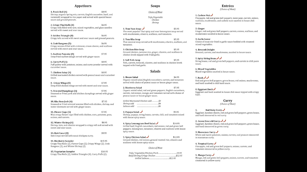 Riceberry | restaurant | 621 Boston Post Rd, Sudbury, MA 01776, USA | 9782615690 OR +1 978-261-5690