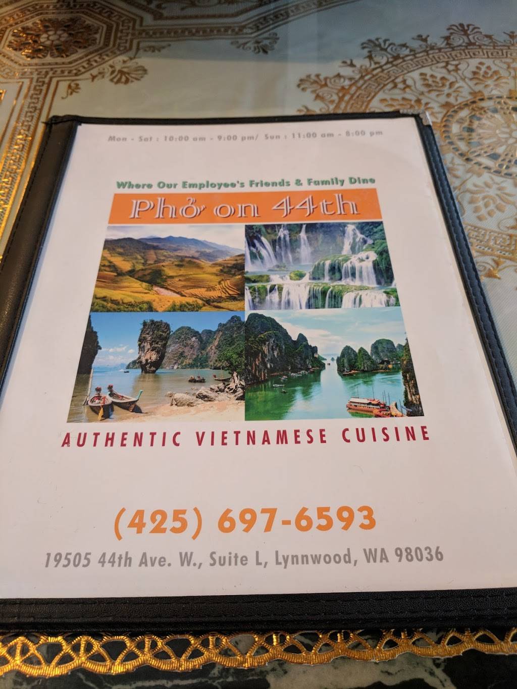 Pho on 44th | restaurant | 19505 44th Ave W L, Lynnwood, WA 98036, USA | 4256976593 OR +1 425-697-6593