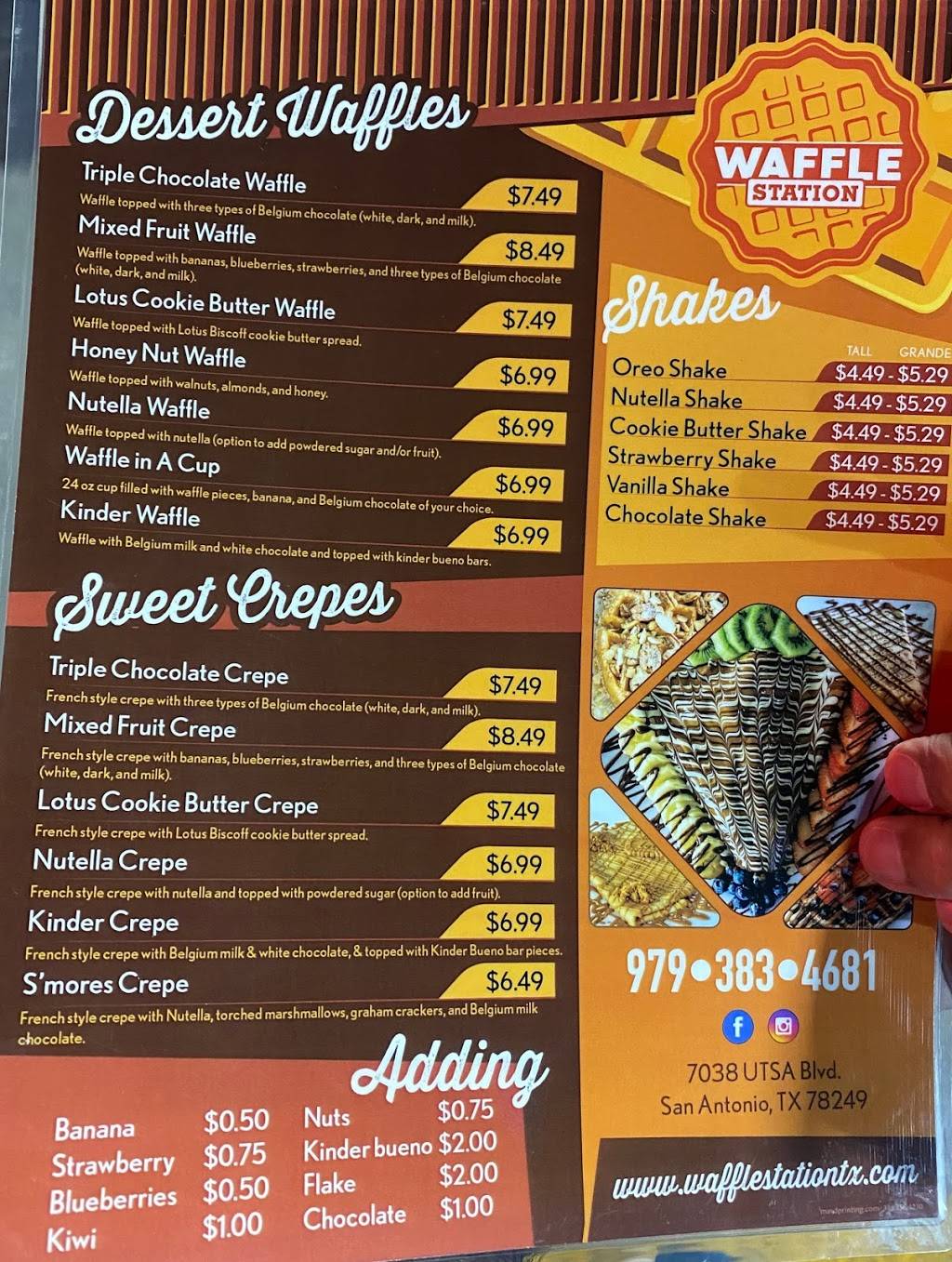 Waffle Station | restaurant | 7039 UTSA Boulevard, San Antonio, TX 78249, USA | 2562244816 OR +1 256-224-4816