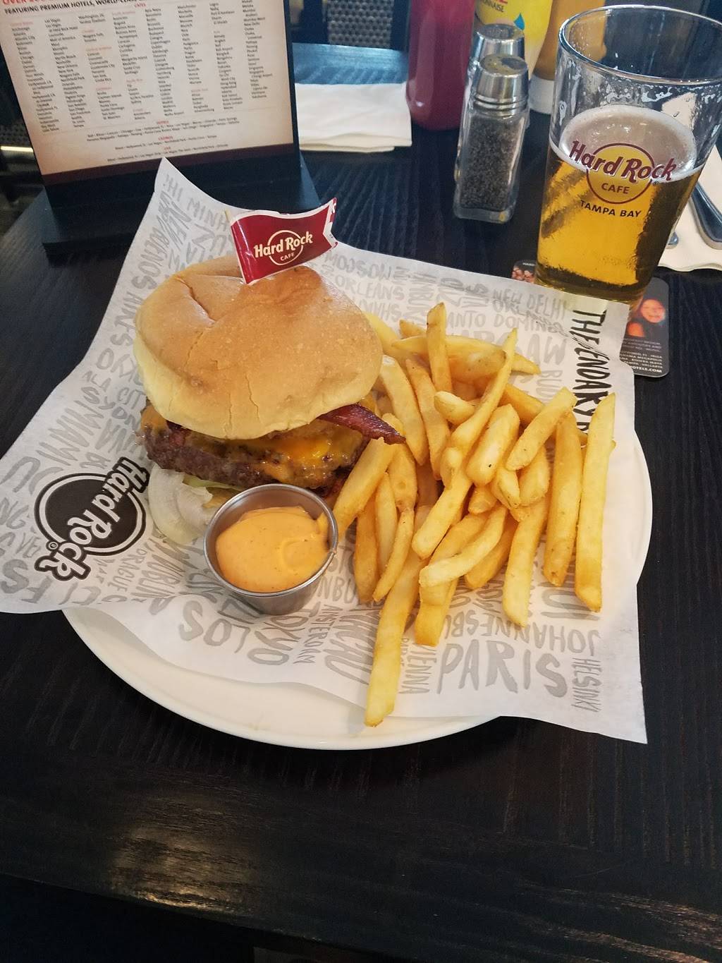 Hard Rock Cafe | restaurant | 4100 George J Bean Pkwy, Tampa, FL 33607, USA | 8133879838 OR +1 813-387-9838