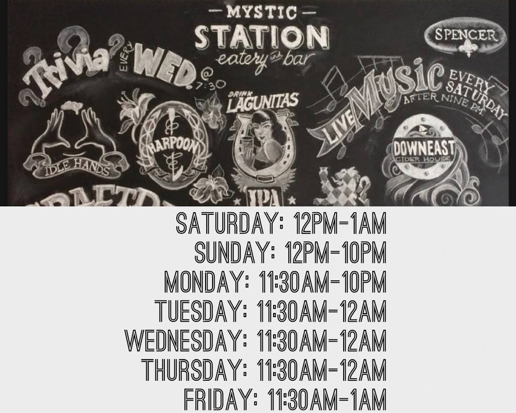 Mystic Station | restaurant | 139 Pleasant St, Malden, MA 02148, USA | 7814803166 OR +1 781-480-3166