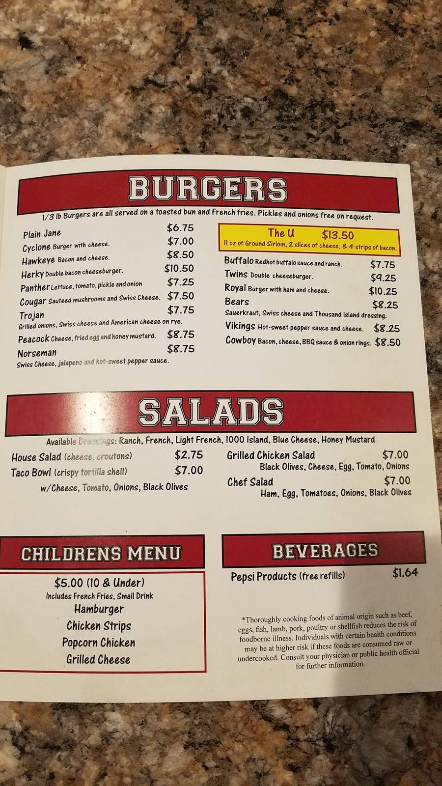 Herez 2 U Too | restaurant | 108 E 1st St, Sumner, IA 50674, USA | 5635788430 OR +1 563-578-8430