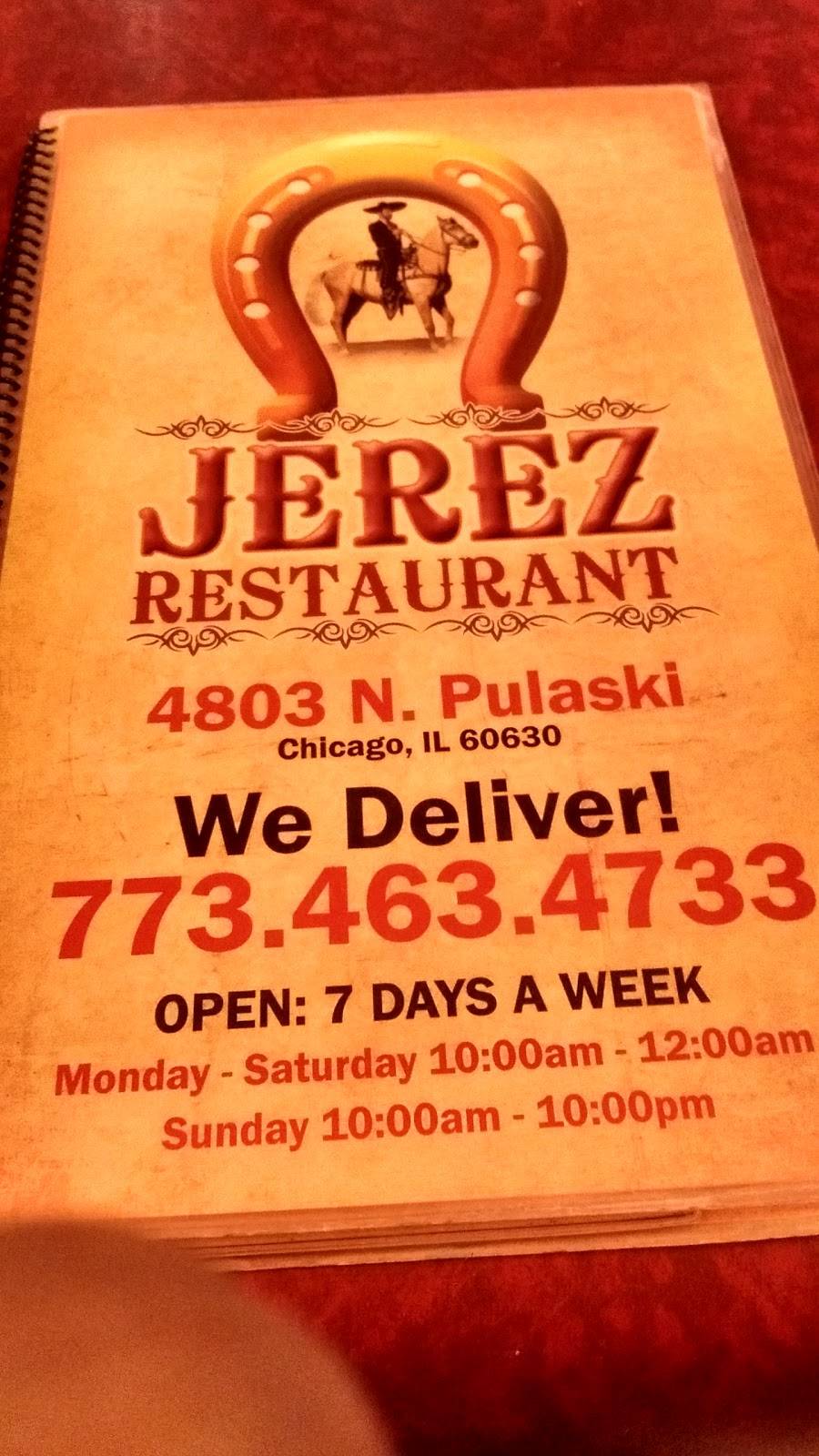 Jerez Restaurant | restaurant | 2810, 4803 N Pulaski Rd, Chicago, IL 60630, USA | 7734634733 OR +1 773-463-4733