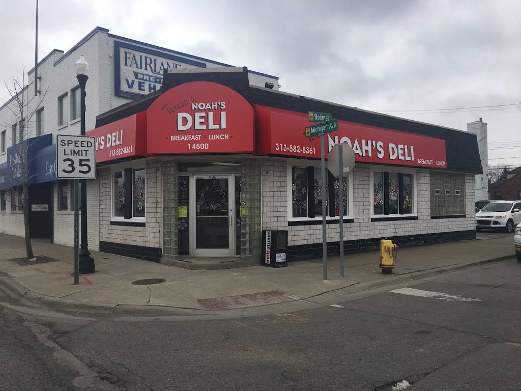 Noahs Deli | restaurant | 3439, 14500 Michigan Ave, Dearborn, MI 48126, USA | 3135828361 OR +1 313-582-8361