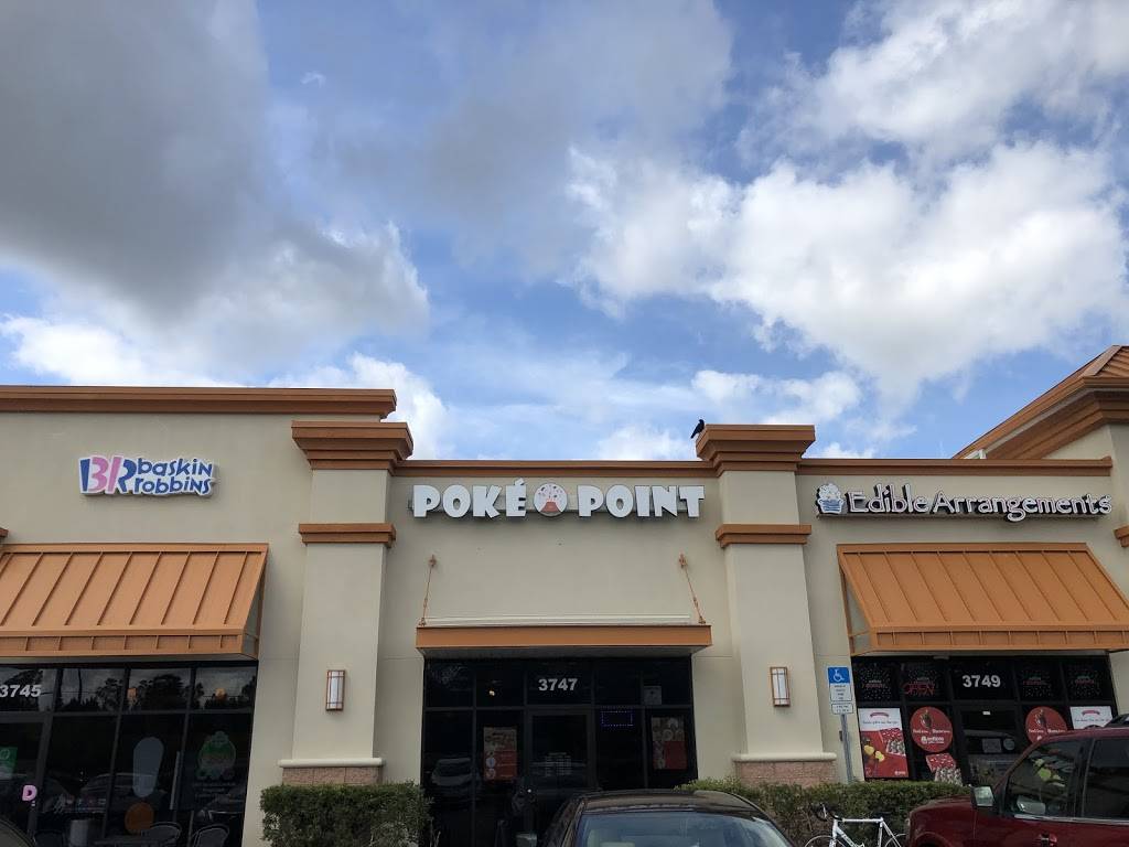 Poke Point | restaurant | 3747 Bruce B Downs Blvd, Wesley Chapel, FL 33544, USA | 8135288464 OR +1 813-528-8464