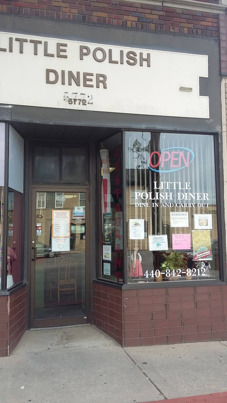 Little Polish Diner | restaurant | 5772 Ridge Rd, Parma, OH 44129, USA | 4408428212 OR +1 440-842-8212