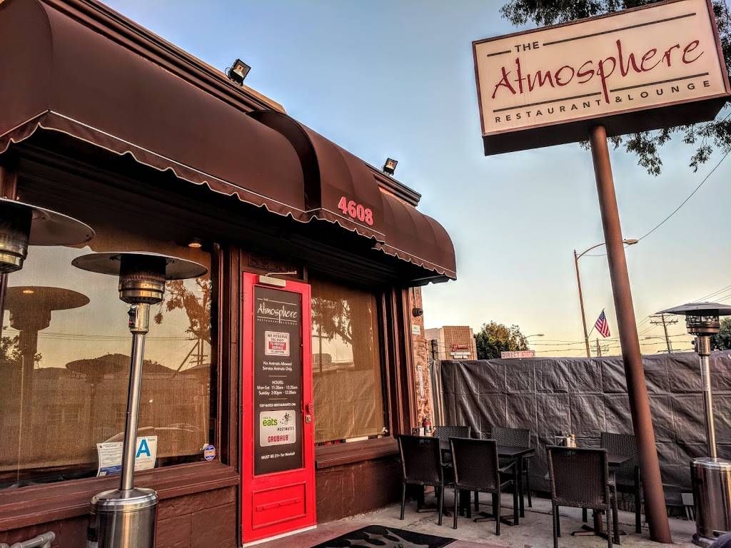 The Atmosphere Restaurant & Lounge | restaurant | 4608 San Fernando Rd, Glendale, CA 91204, USA | 7472406655 OR +1 747-240-6655