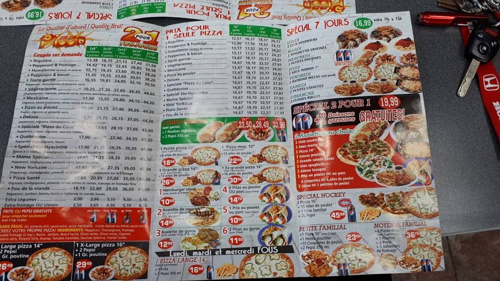 Pizza du coin | meal delivery | 16420 Avenue Saint-Louis, Saint-Hyacinthe, QC J2T 3E9, Canada | 4507742525 OR +1 450-774-2525