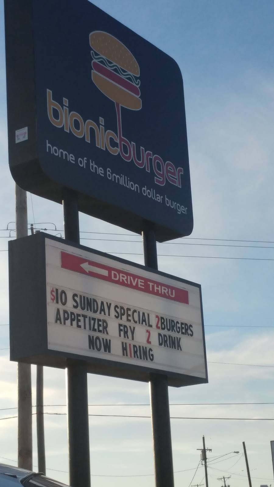 Bionic Burger | restaurant | 2404 S Meridian Ave, Wichita, KS 67217, USA | 3169429991 OR +1 316-942-9991