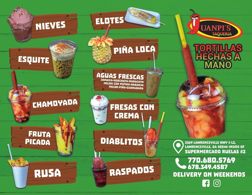 Juanpis Taqueria | restaurant | 2369 Lawrenceville Hwy #L2, Lawrenceville, GA 30044, USA | 7706805769 OR +1 770-680-5769