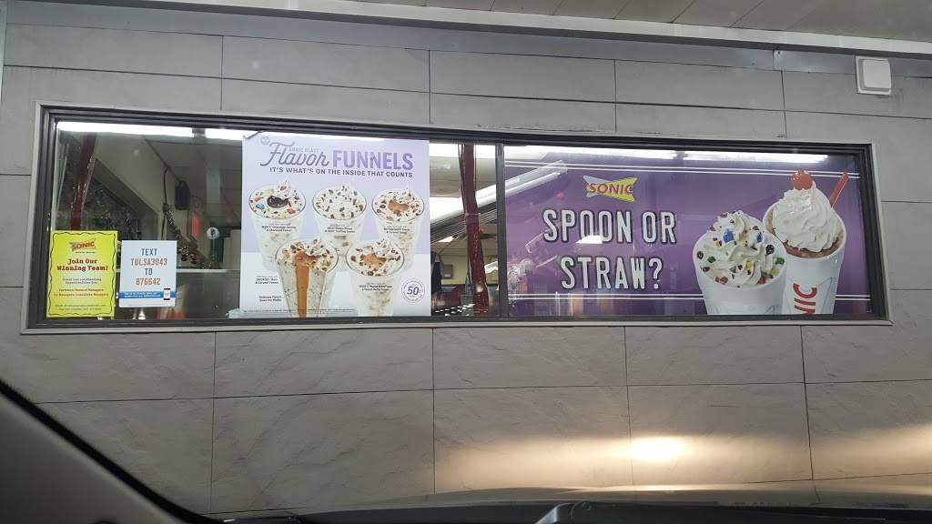 Sonic Drive-In | restaurant | 9310 E 71st St, Tulsa, OK 74133, USA | 9182540128 OR +1 918-254-0128
