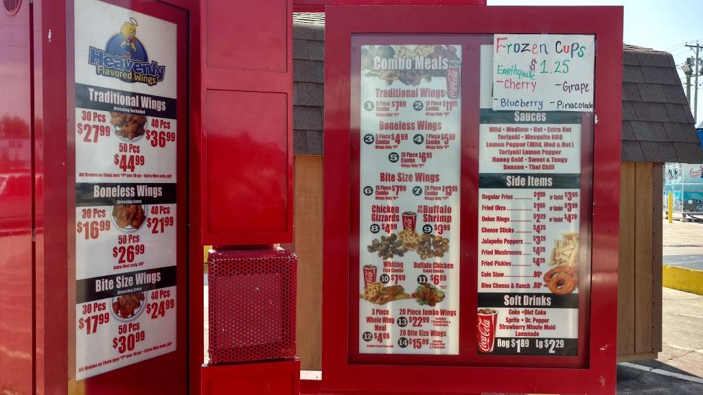 Heavenly Flavored Wings Express | restaurant | 1263 E 3rd St, Chattanooga, TN 37404, USA | 4234434766 OR +1 423-443-4766