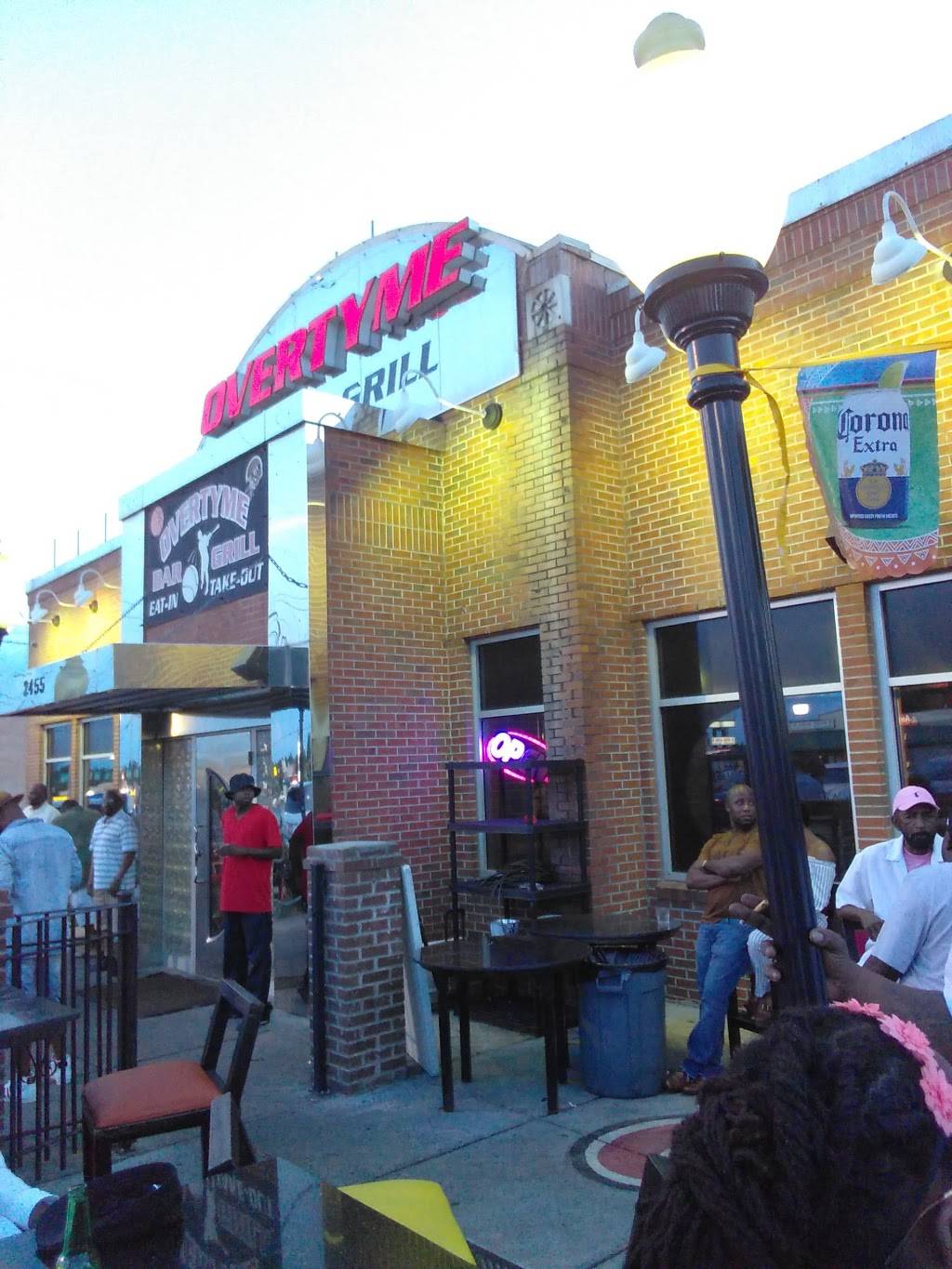 Overtyme Bar And Grill | restaurant | 2455 Pio Nono Ave, Macon, GA 31206, USA | 4782545712 OR +1 478-254-5712