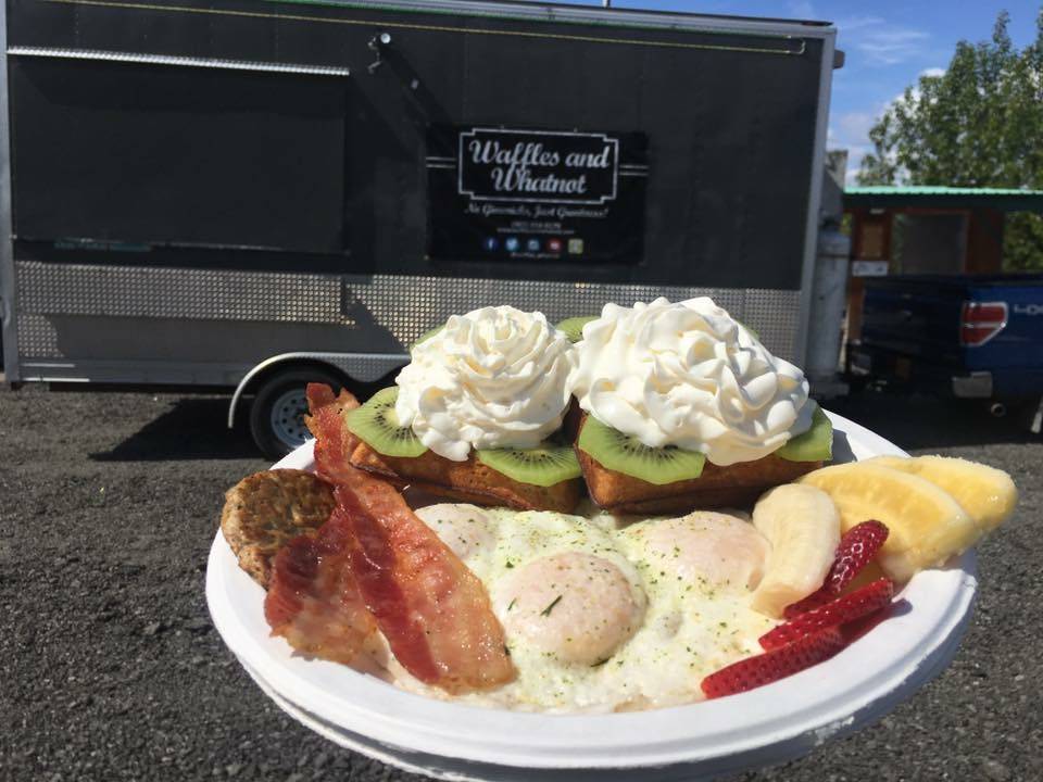 Waffles and Whatnot Express East | restaurant | 500 Muldoon Rd #5, Anchorage, AK 99504, United States | 9074064503 OR +1 907-406-4503