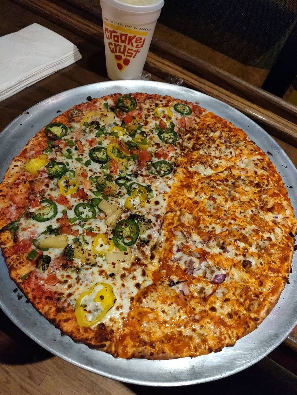 Crooked Crust | restaurant | 101 Ave A, Denton, TX 76201, USA | 9405655999 OR +1 940-565-5999