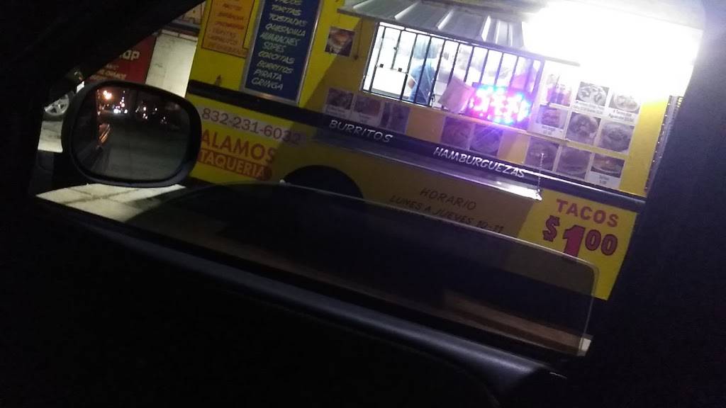 Alamos Taqueria | restaurant | 7025 Lyons Ave, Houston, TX 77020, USA | 8322316032 OR +1 832-231-6032