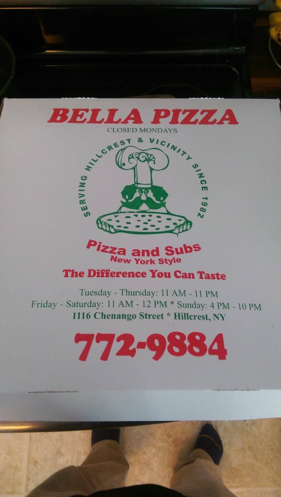 Bella Pizza | restaurant | 1116 Chenango St, Binghamton, NY 13901, USA | 6077729884 OR +1 607-772-9884
