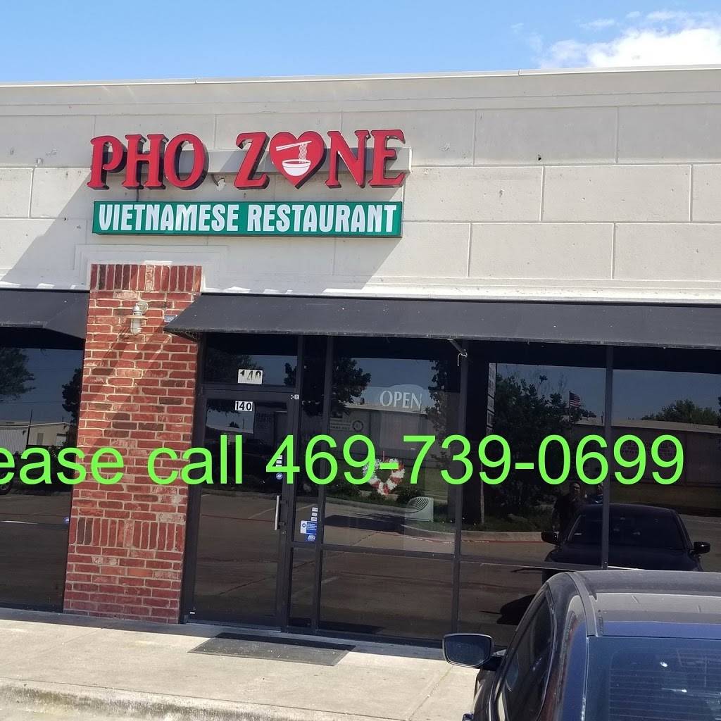 Pho Zone | restaurant | 6310 TX-78 #140, Sachse, TX 75048, USA | 2145013866 OR +1 214-501-3866