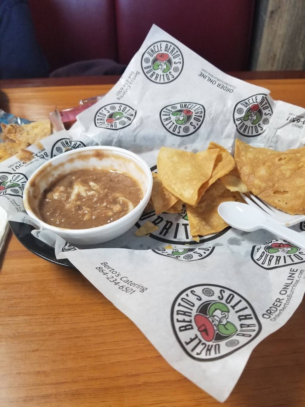 Uncle Berto’s Burritos | restaurant | 2509 Stone Station Rd, Roebuck, SC 29376, USA | 8645863973 OR +1 864-586-3973
