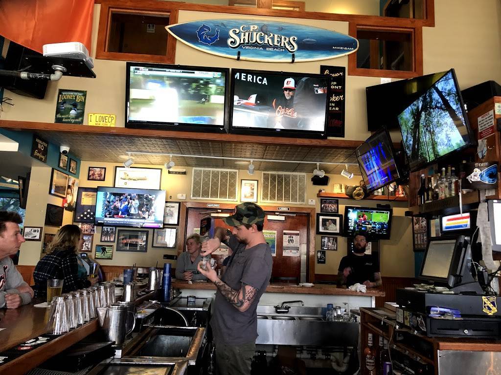 CP Shuckers Cafe & Raw Bar | restaurant | 2407 Pacific Ave, Virginia Beach, VA 23451, USA | 7574258676 OR +1 757-425-8676