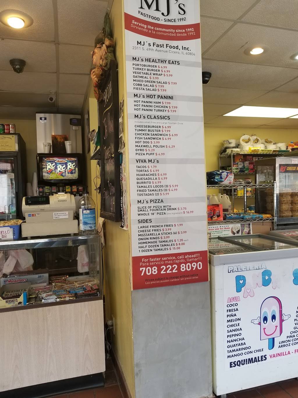 M Js Fast Food | restaurant | 2311 S 49th Ave, Cicero, IL 60804, USA | 7082228090 OR +1 708-222-8090