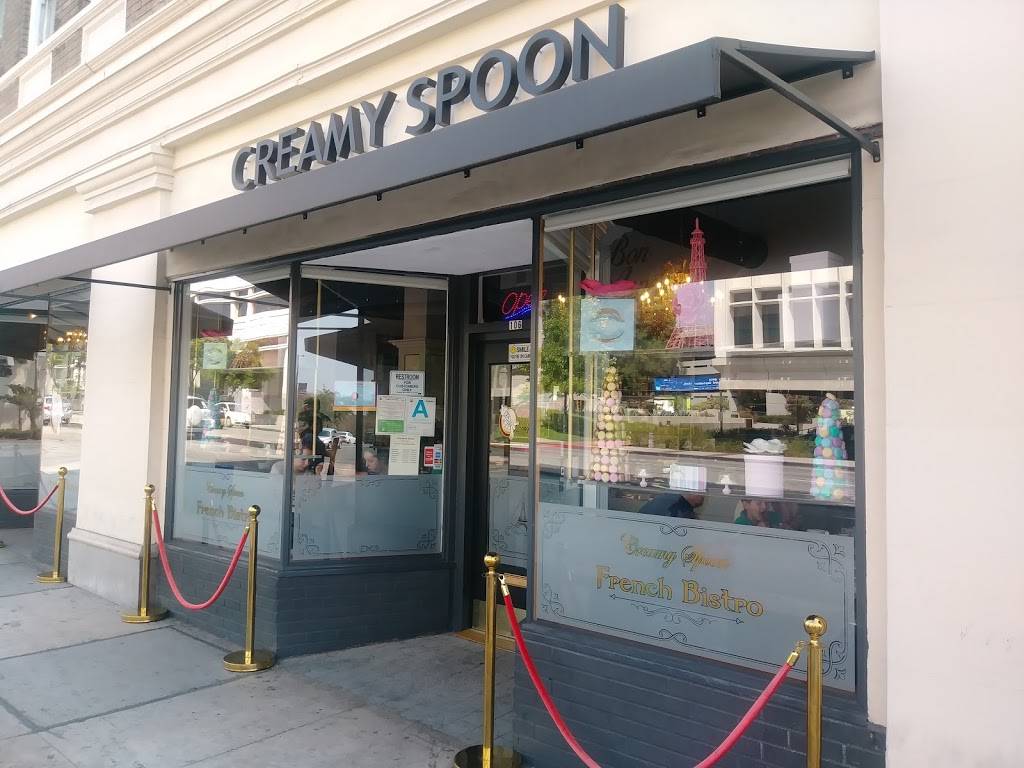 Creamy Spoon French Bistro | restaurant | 106 N Glendale Ave, Glendale, CA 91206, USA | 8186962775 OR +1 818-696-2775