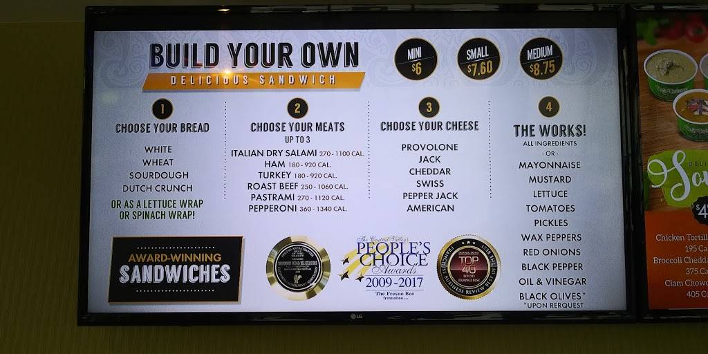 Deli Delicious | restaurant | 1624 Howard St, Madera, CA 93637, USA | 5593954928 OR +1 559-395-4928