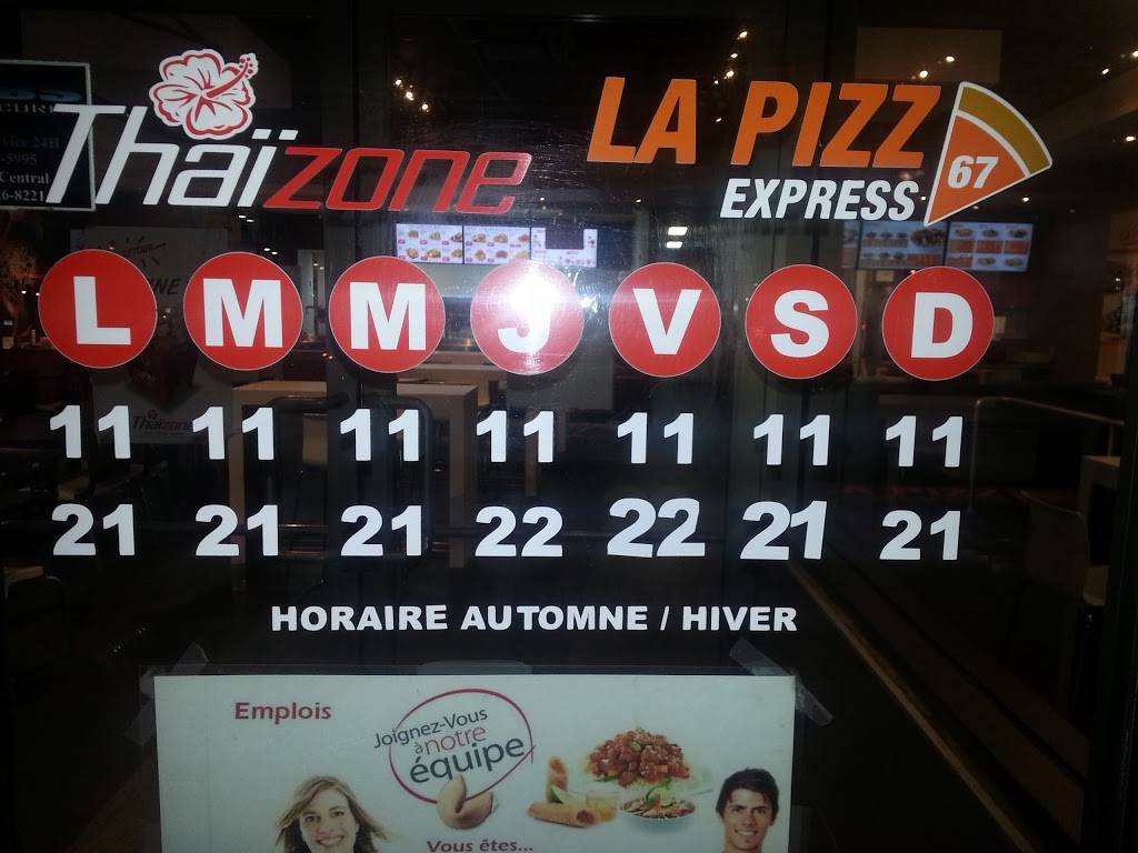 La Pizz 67 Express | restaurant | 2625 Boulevard Louis-XIV, Québec, QC G1C 1C3, Canada | 4186637499 OR +1 418-663-7499