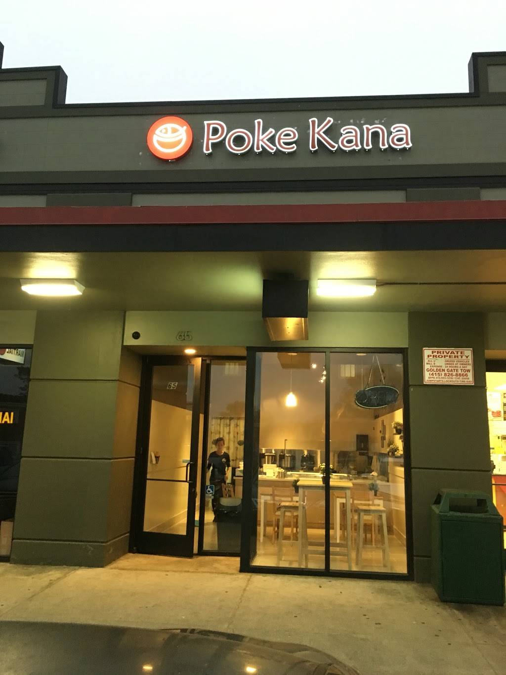 Poke Kana | restaurant | 65 Cambon Dr, San Francisco, CA 94132, USA | 4158255683 OR +1 415-825-5683