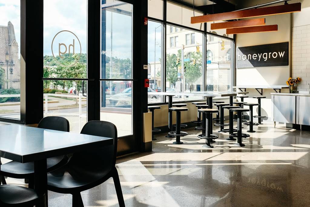 honeygrow | restaurant | 105 S Highland Ave, Pittsburgh, PA 15206, USA | 4124508524 OR +1 412-450-8524