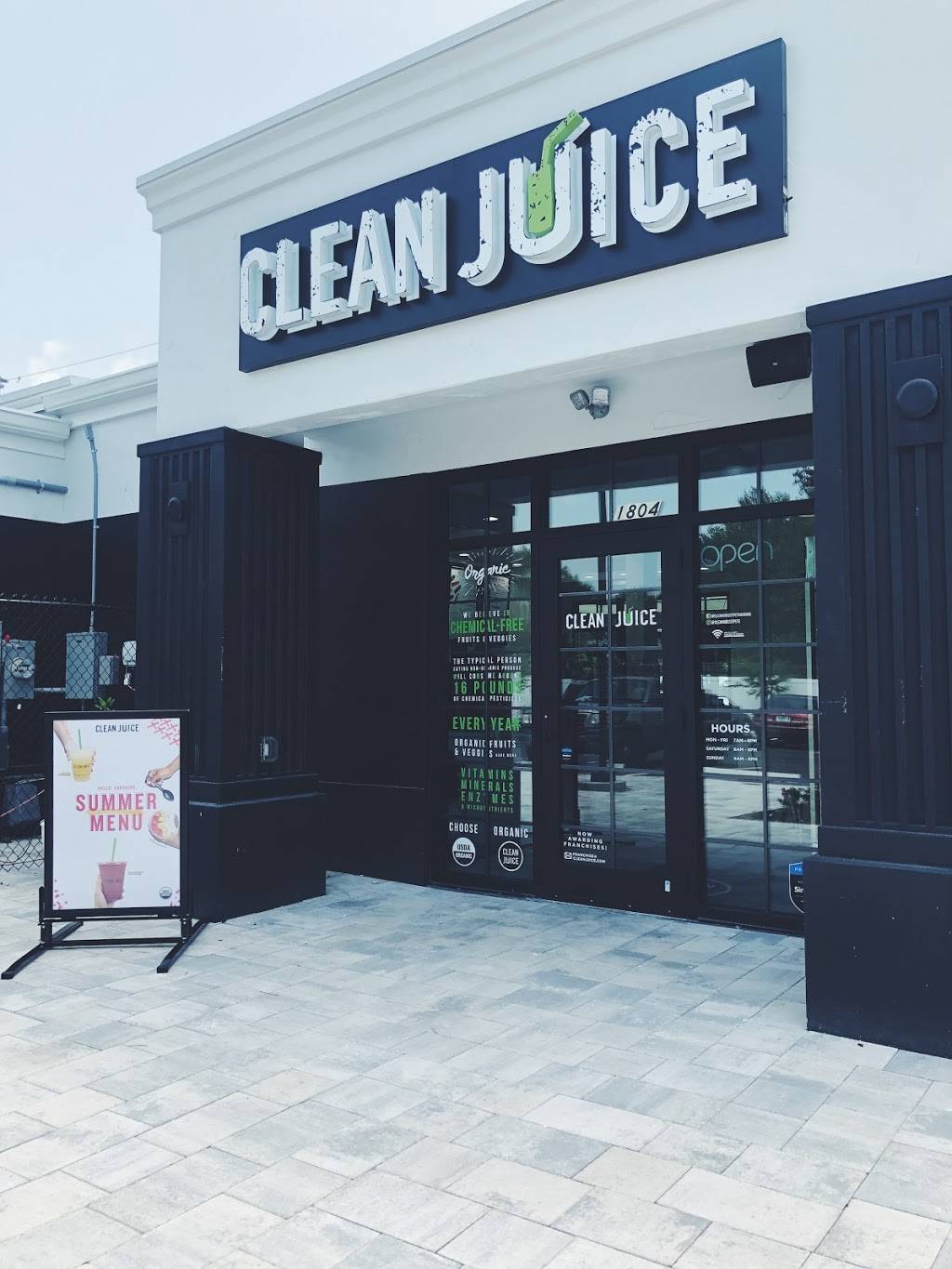 Clean Juice | restaurant | 1804 4th St N, St. Petersburg, FL 33704, USA | 7278272334 OR +1 727-827-2334