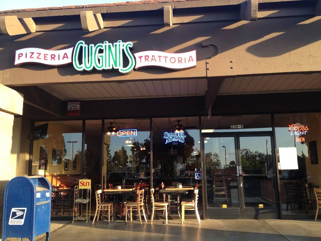 Cuginis Pizzeria & Trattoria | restaurant | 230 Betteravia Rd, Santa Maria, CA 93455, USA | 8053461777 OR +1 805-346-1777