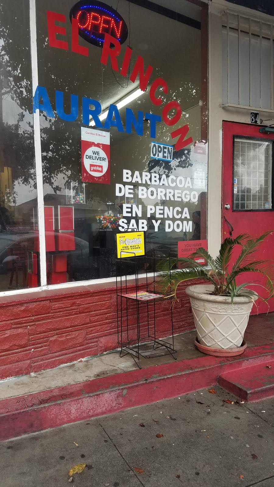 Carnitas El Rincon | restaurant | 84 Keyes St, San Jose, CA 95112, USA | 4089479165 OR +1 408-947-9165