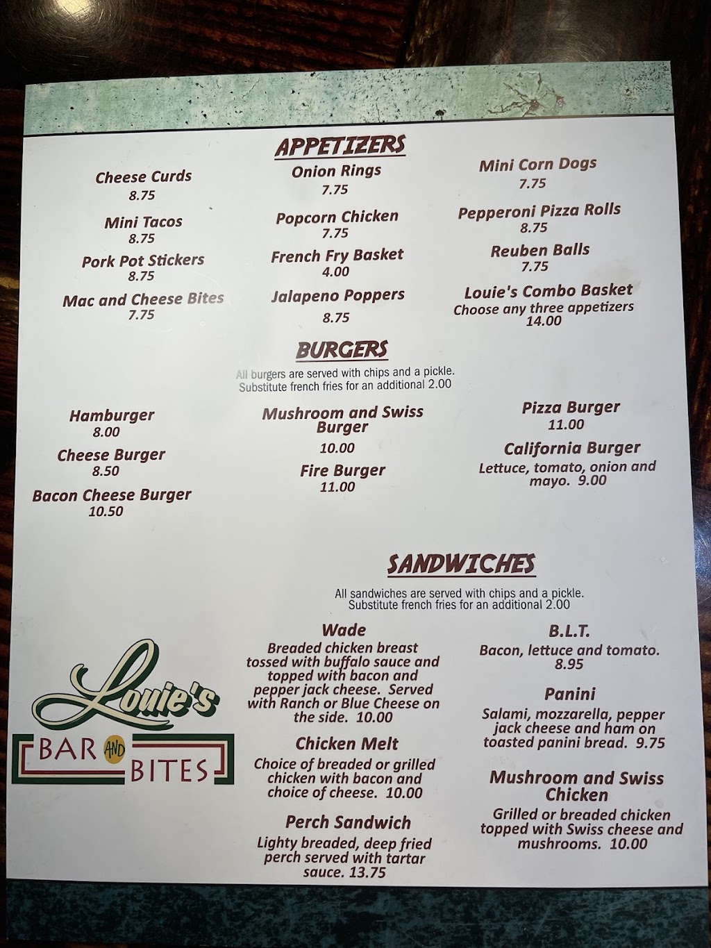 Louies Bar and Bites | restaurant | 10583 Gresylon Dr, Hayward, WI 54843, USA | 7159343276 OR +1 715-934-3276