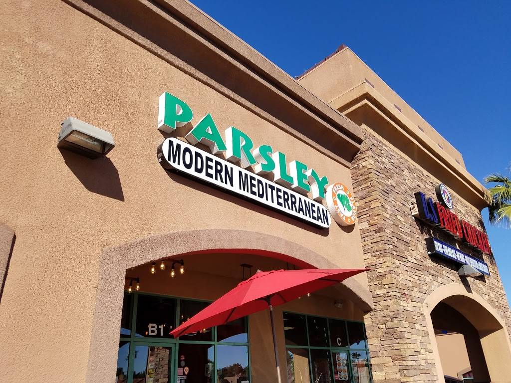 Parsley Modern Mediterranean | restaurant | 6420 S Pecos Rd, Las Vegas, NV 89120, USA | 7024893189 OR +1 702-489-3189
