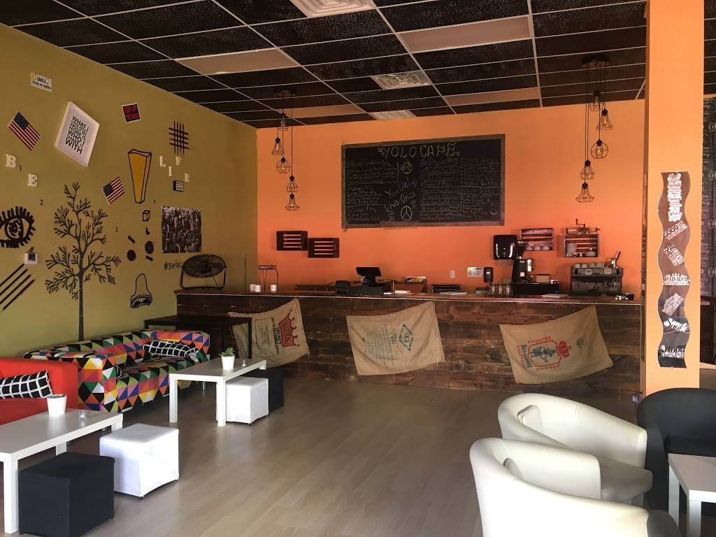 YOLO COFFEE SHOP & HOOKAH LOUNGE | cafe | 400 Broadway, Wisconsin Dells, WI 53965, USA | 6084329400 OR +1 608-432-9400