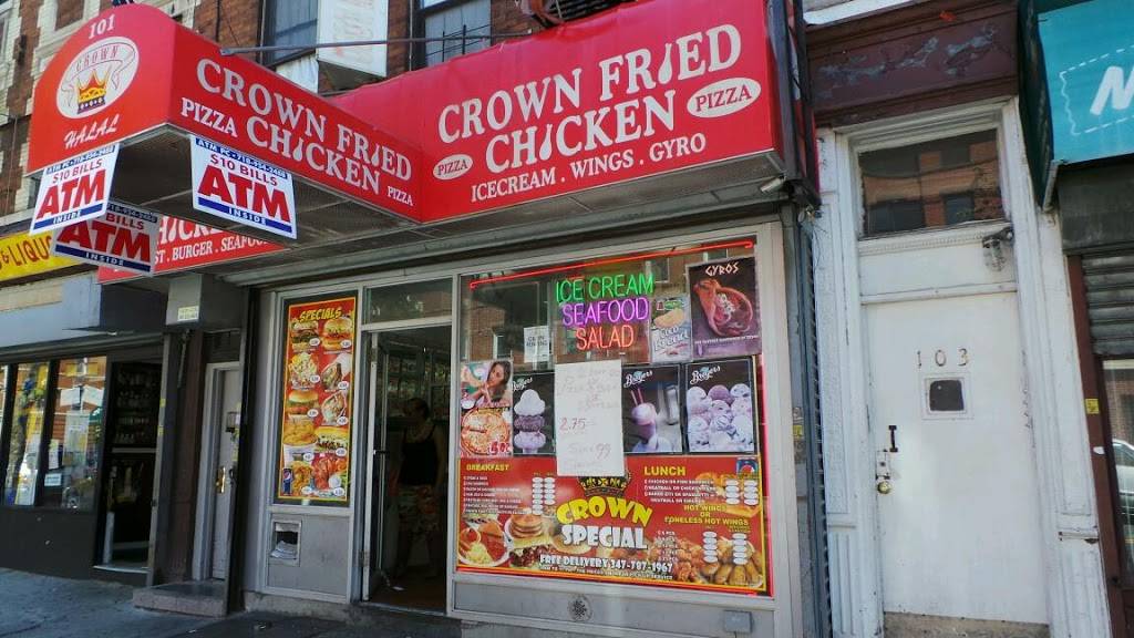Crown Fried Chicken | restaurant | 101 Ralph Ave, Brooklyn, NY 11221, USA | 3477871967 OR +1 347-787-1967