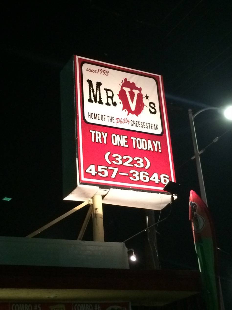 Mr Vs Philly Cheesesteak & Burritos | restaurant | 9220 S Western Ave, Los Angeles, CA 90047, USA | 3234573646 OR +1 323-457-3646