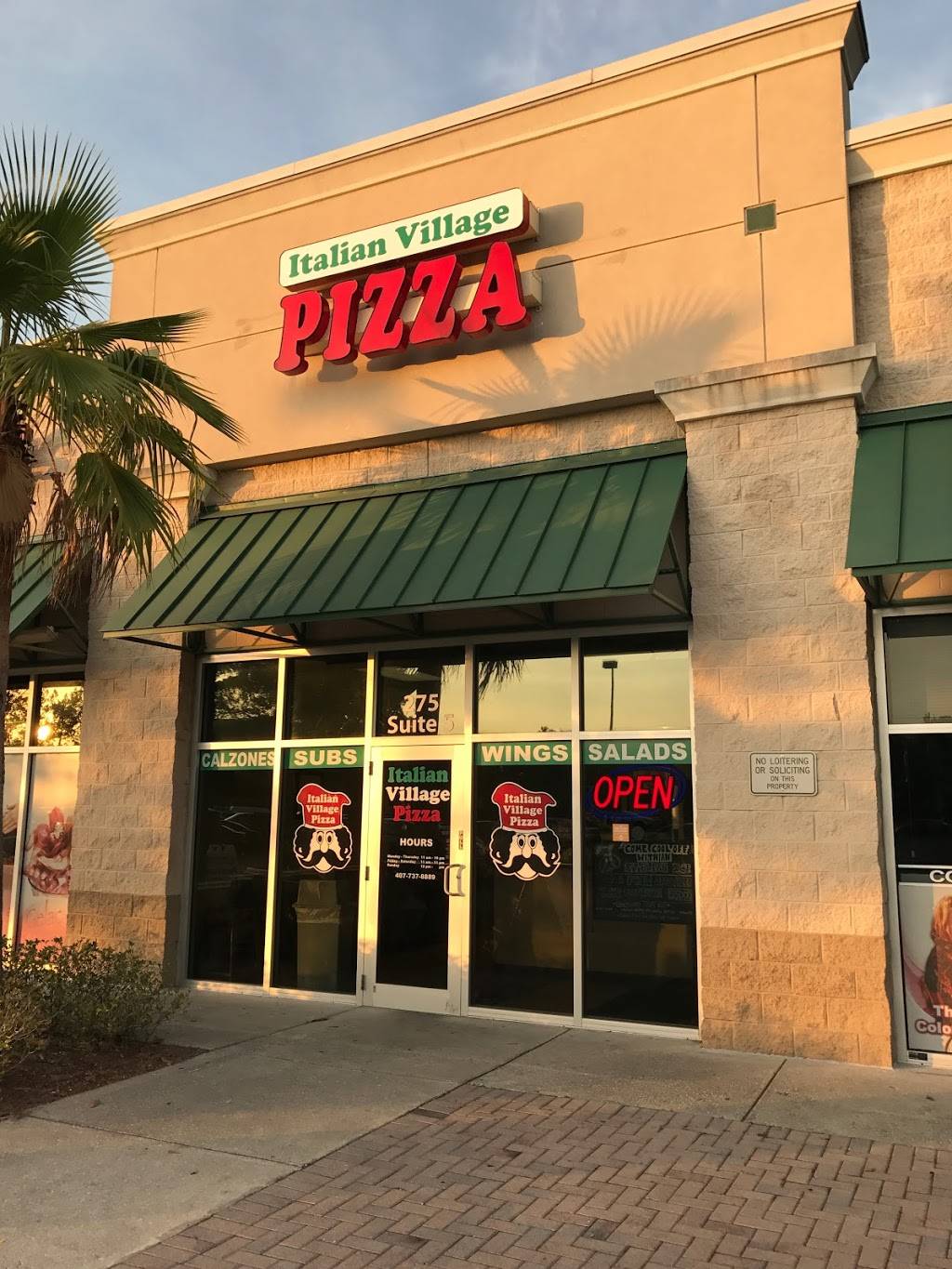 Italian Village Pizza | restaurant | 275 S Chickasaw Trail Ste 5, Orlando, FL 32825, USA | 4077378889 OR +1 407-737-8889
