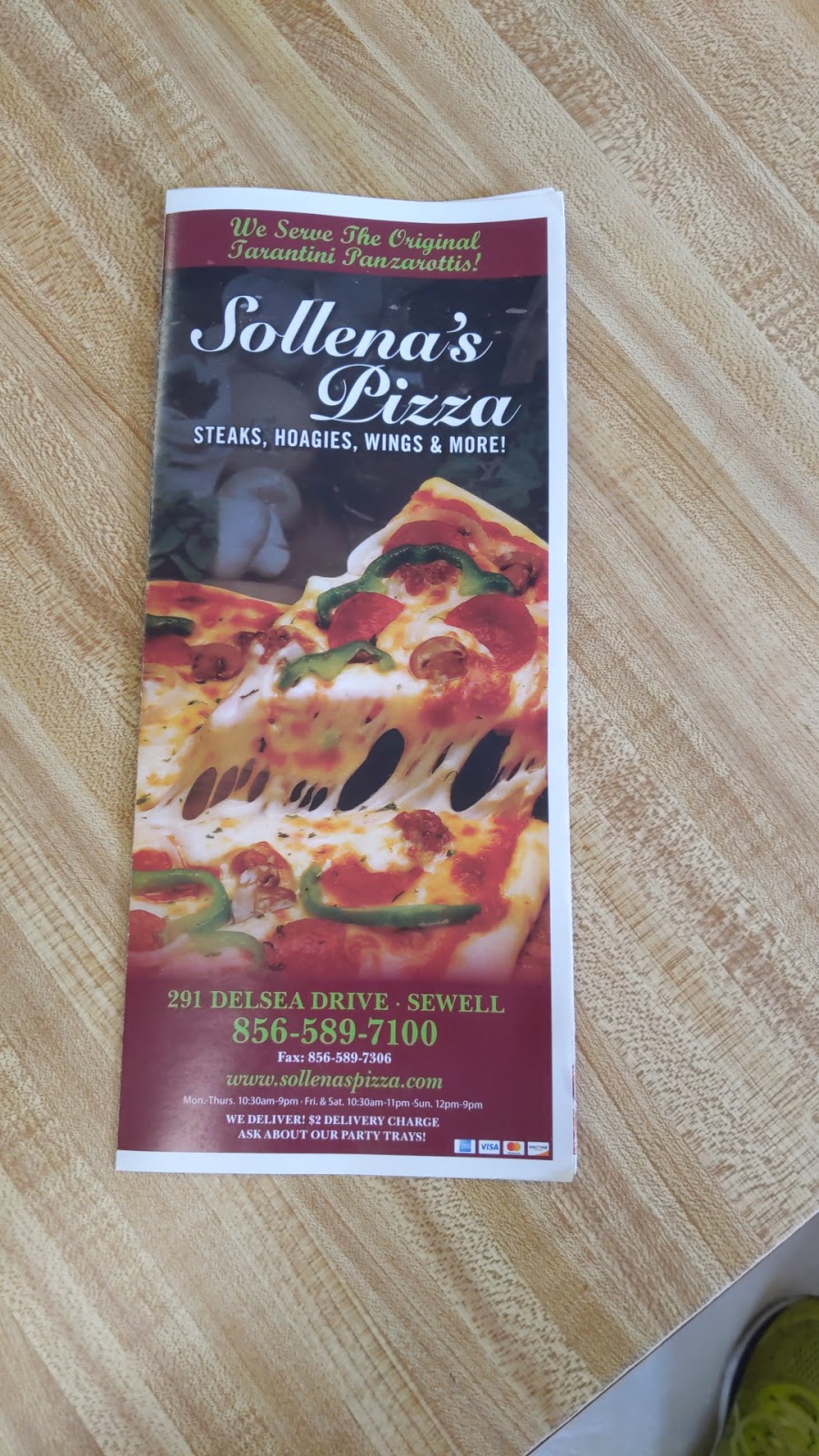 Sollenas Pizza | meal delivery | 291 Delsea Dr, Sewell, NJ 08080, USA | 8565897100 OR +1 856-589-7100